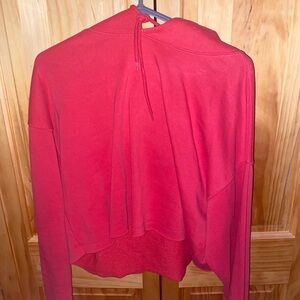 urban outfitters out from under red cropped hoodie!!